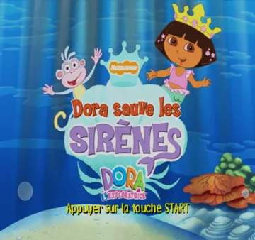 Nick Jr. Dora the Explorer - Dora Saves the Mermaids screen shot title